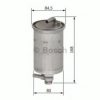 BOSCH 0 450 906 431 Fuel filter